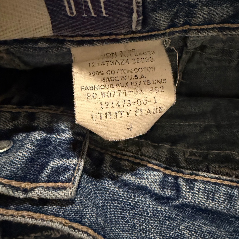 Deconstructed Upcycled Patchwork Denim Mini Skirt… - image 6